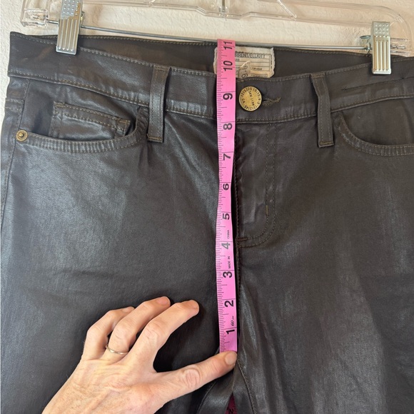 CURRENT/ELLIOT High-rise Coated Denim Pants - Picture 9 of 12